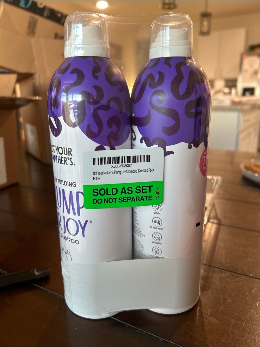 Not Your Mother’s Plump For Joy Dry Shampoo 2-Pack 12oz NEW Sealed